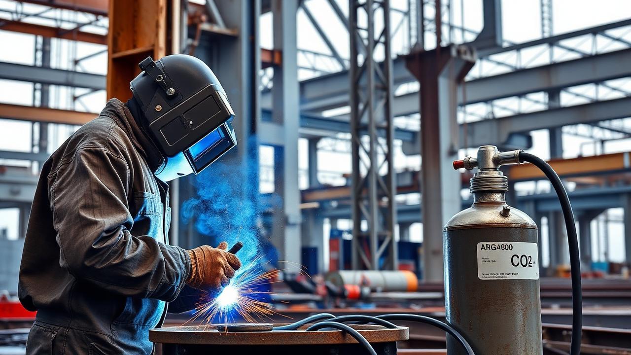Gases para Soldagem em Obras: Argônio, CO₂ e Misturas na Prática